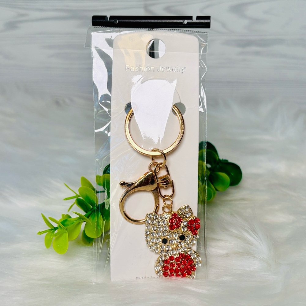 Hello Kitty Red Keychain/Bag Charm - Picture 10 of 10